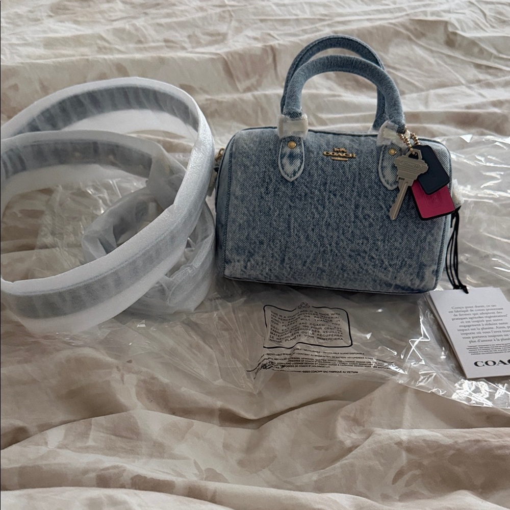 Coach Loved Denim Mini Rowan